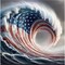 DIY 5D Diamond Painting Kits for Adults,Diamond Painting Full Drill Crystal Rhinestone Embroidery Craft Kits for Home Wall Decor Gifts 11.8x11.8inch(American Flag Waves)